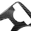 1Pc Carbon Fiber Car Interior Accessories Water Cup Holder Frame Cover Panel Trim for Benz C Class W204 2010-2014