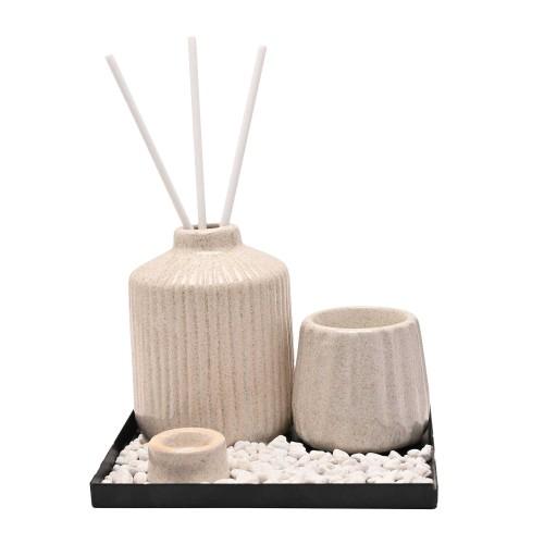 Hestia Ceramic Incense Stick Holder Set