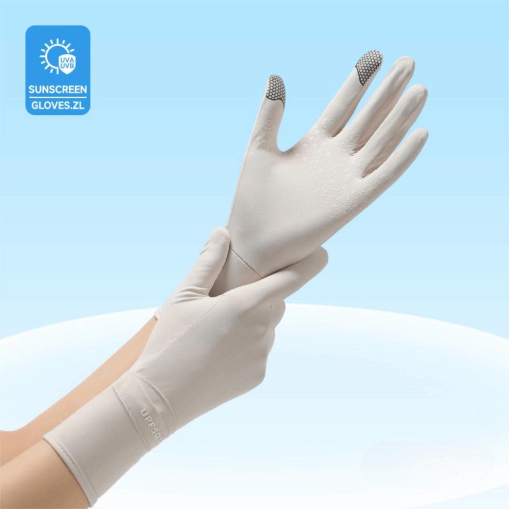 Ice Feeling Sunscreen Gloves UV Protection Cycling Gloves Fashion Driving Gloves