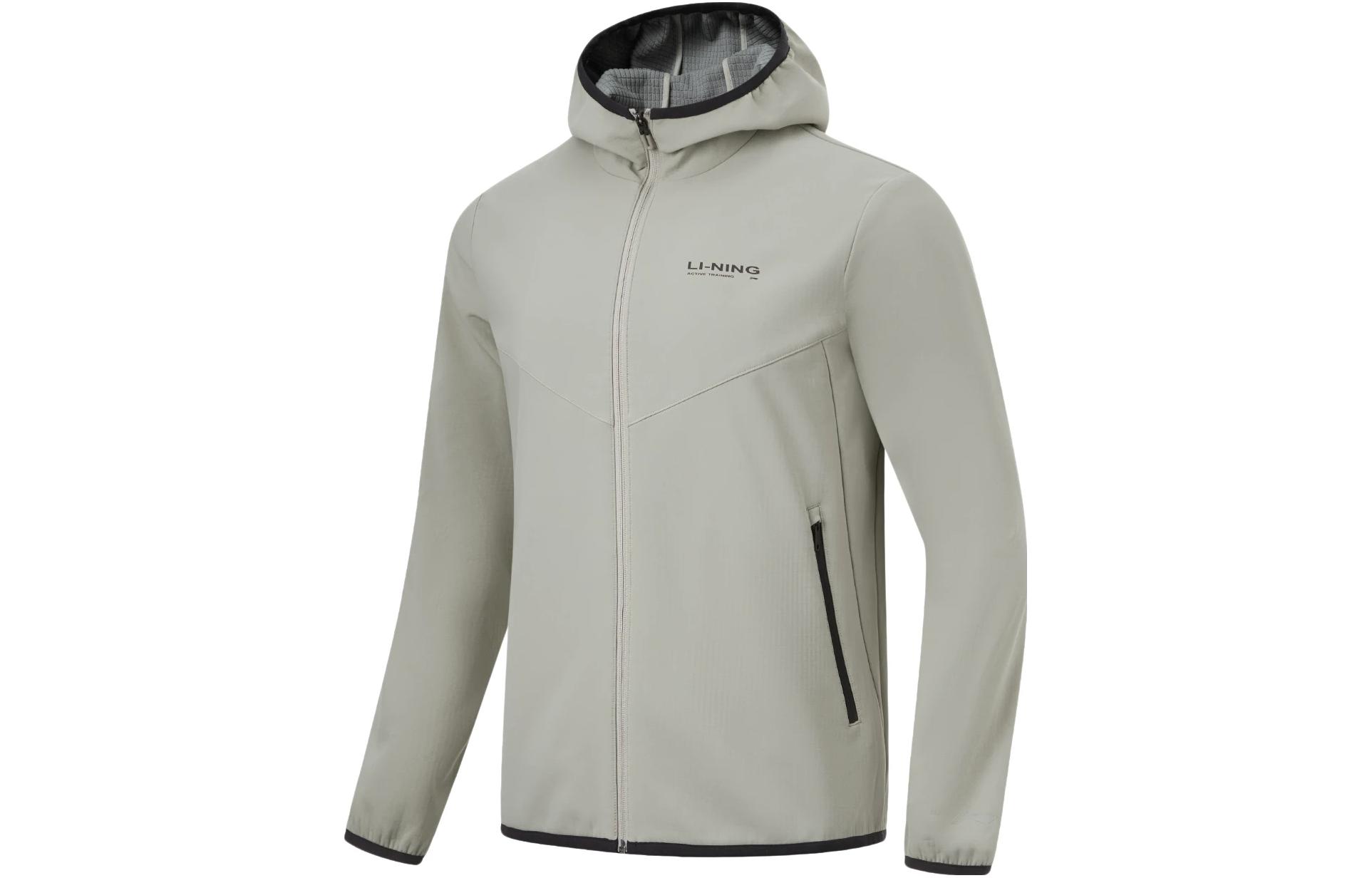 Li Ning Trench Coat Men s Rock Ridge Gray AFDT835-1 L