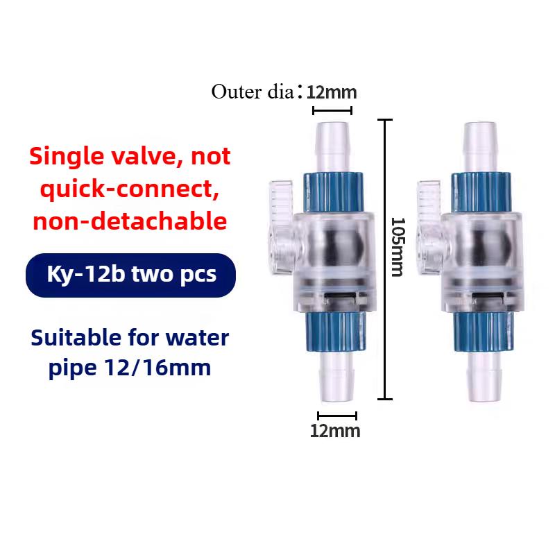 12mm/16mm Aquarium Air Water Regulator Flow Tube Pipe Divider Adjustable Water Pump Filter Volume Control Valve Accessries New