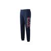 Emporio Armani EA7 SS23 Logo Print Drawstring Cuffed Knit Sports Pants Men Bottoms Navy-Blue 3RPP56-PJLSZ-1554