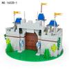 MOC Castle Building Block Assembly Military Weapon Fortress Figures Brick Compatible Army Construction Sence Model Toy Xmas Gift