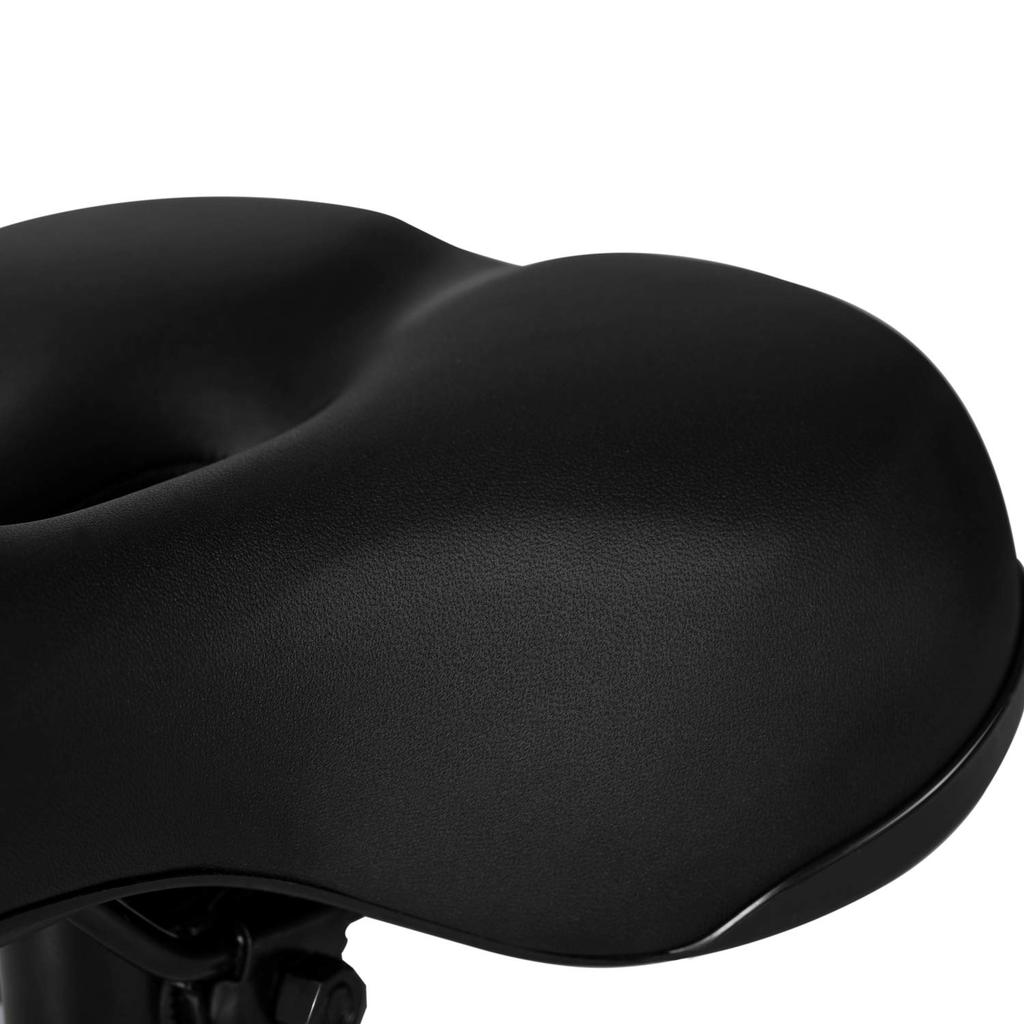 ZHIQIU Bicycle TBU Ergonomic with Clamp Ring and Suitable for Mountain Road and Folding Black Cushion, Ultra-Abrasion-Resistant Leather, Waterproof,