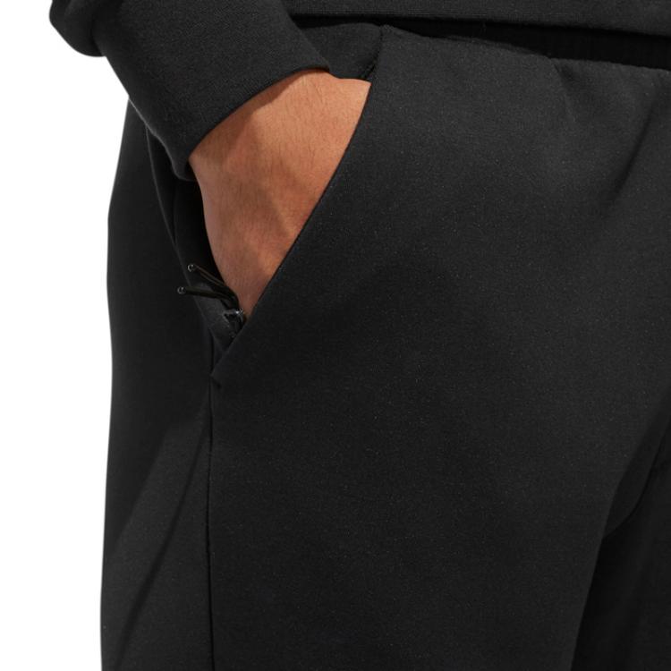 adidas ID PT Knit Casual Jogger Pants With Logo Men Bottoms Black DT2454