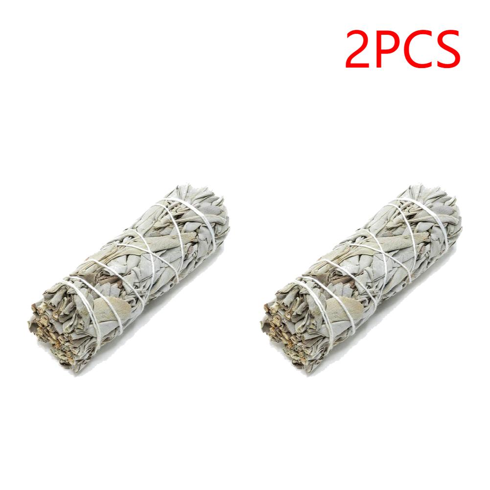 2-10PCS Incense White Sage Bundle Smudge Sticks Home Purification Bundles Smudge Sticks Meditation Energy Cleansing Bundles