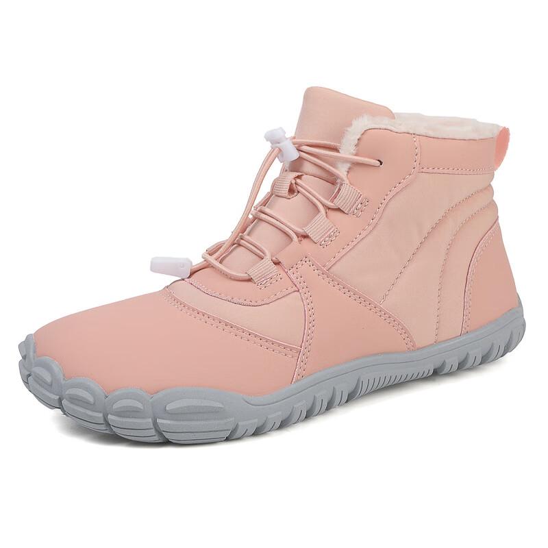 

HUIZUMEI Women s Waterproof Plush-Lined Winter Snow Boots 36