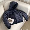 Winter New Ribs Design Cotton-padded Clothes Women's Fashion Casual Short Hooded Light Down Cotton Jacket