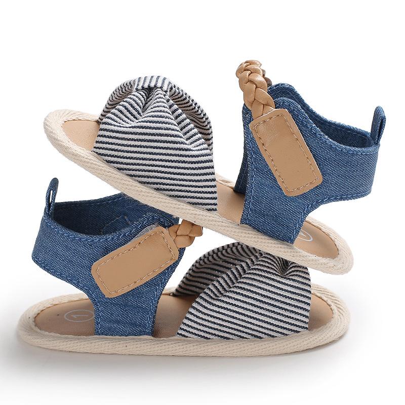 Silicone-Soled Woven Toddler Sandals