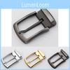 Classic 3.8cm Men's Fashion Belt Buckle Sleek Pin Design For Versatile Wardrobe