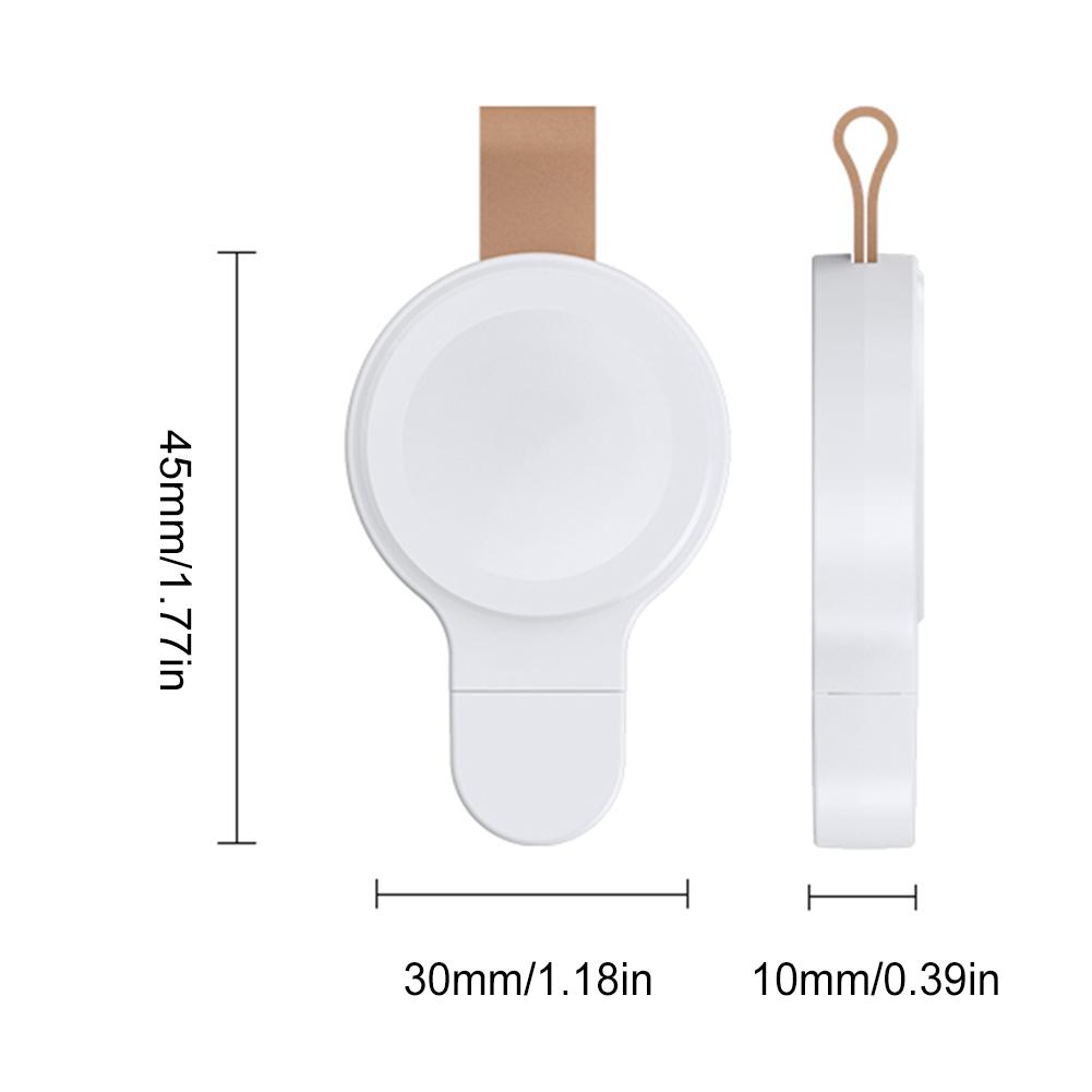 Magnetic Wireless Charger Mini Portable Charger Charging Dock Station Watch Charger for Apple Watch 8 7 6 5 4 3 2 1 SE