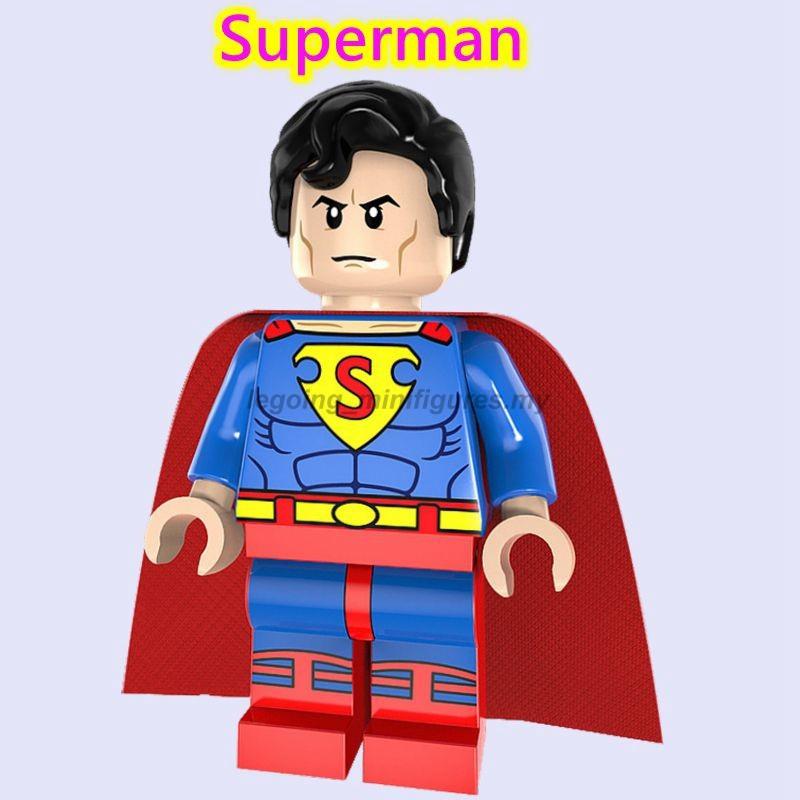 Compatible With Marvel Minifigures Superman Green Lantern Building Blocks Toys For Children