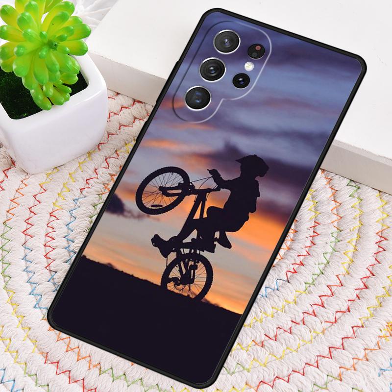 BMX Bike Extreme Sport Soft Phone Case for Samsung Galaxy Note 10 Pro S26 Ultra S23 S24 FE S25 S21 S22 PLUS Shockproof Cove