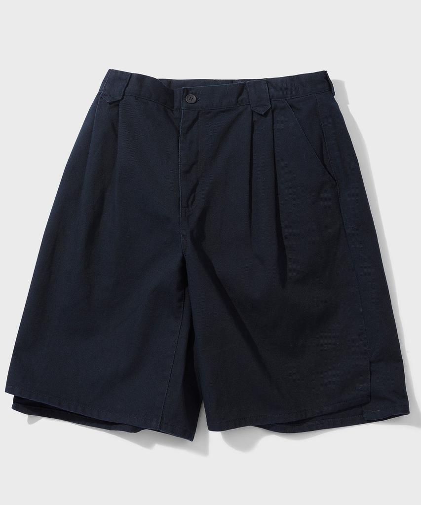 Sekeonmonollogeu Bermuda Twill Cotton Shorts [Navy]_Sept066Navy