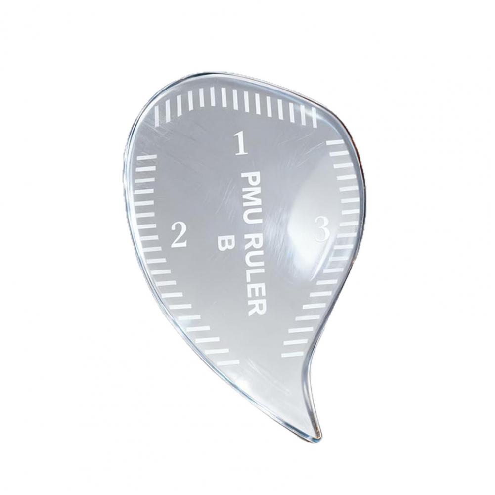 

Curved Brow Ruler Teardrop-shaped Brow Ruler Eyebrow Mapping Tool Teardrop-shaped Brow Mapping Ruler Reusable Eyebrow Design Gui