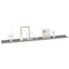 VidaXL Wall Shelves 4 Pcs Grey 115x9x3 Cm