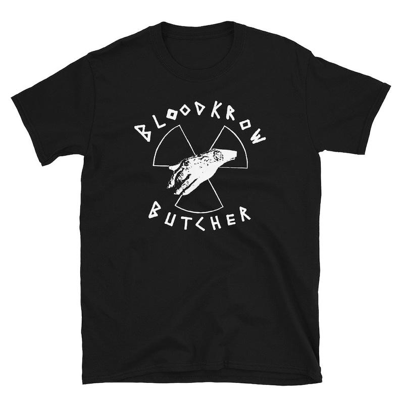 

230 Gsm 100% Cotton Bloodkrow Butcher Shirt 3XL чорний