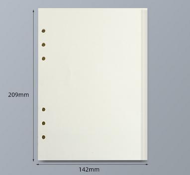 45 Sheets A5 A6 A7 Loose Leaf Notebook Refill Spiral Binder Inner Page Line Blank craft Grid Inside Paper Stationery