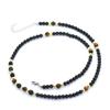 Stylish Natural Stone Necklace For Men Handmade 23 Inches Long Collar Unfading Hematite Stone Healing Neck Accessories Hombre