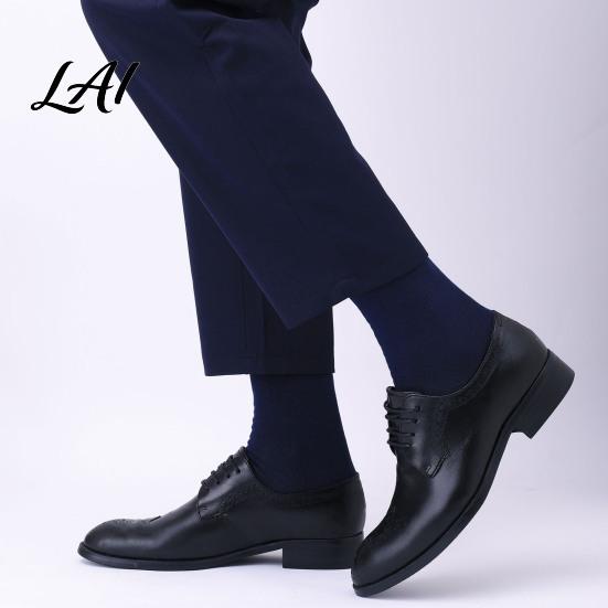 All Day Dry Comfort Socks Men's Dress Socks Comfortable Crew Sock Solid Striped Argyle Dotted Polyester Cotton Blend Long Large Size Business