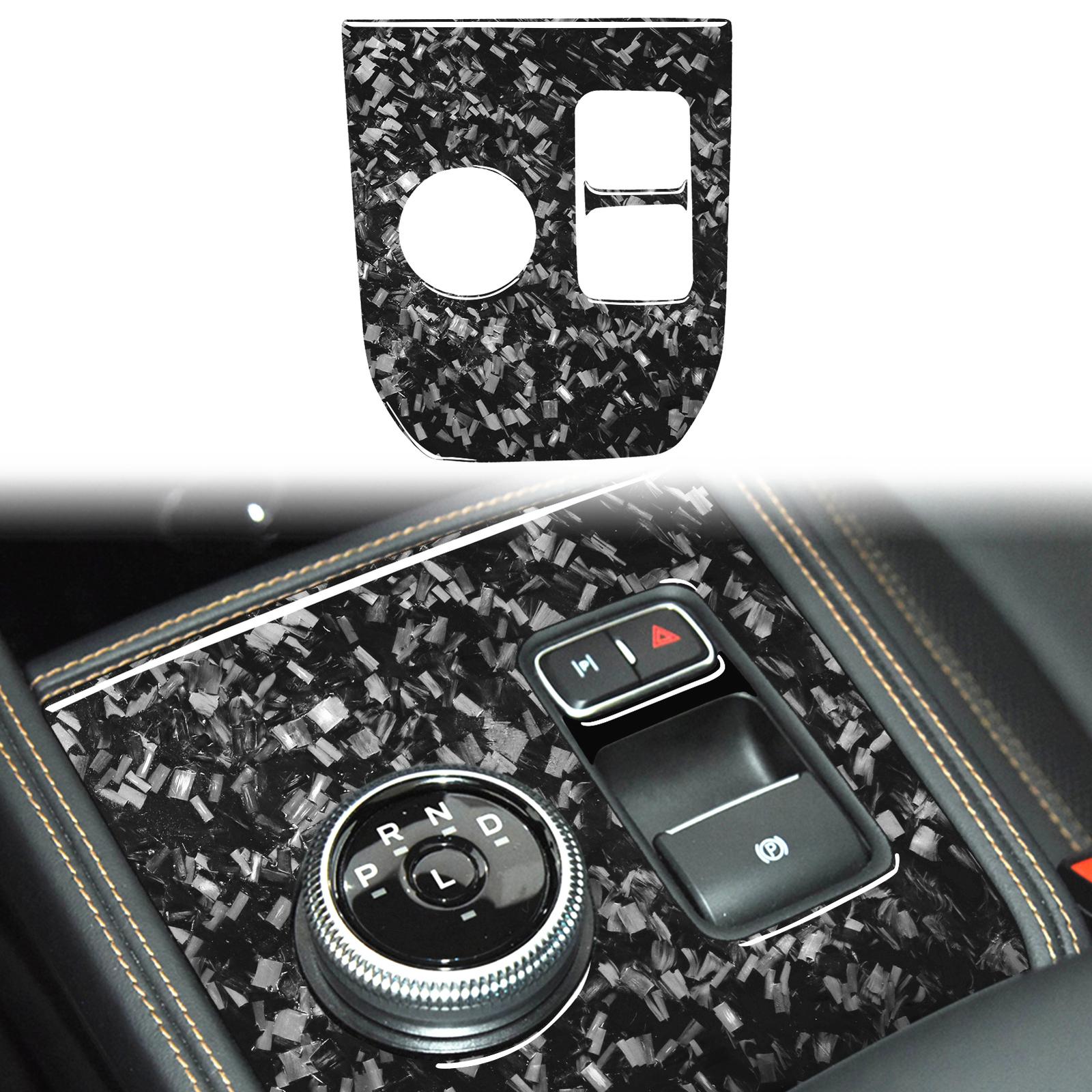 Carbon Fiber Center Console Panel Trim for Ford Mustang Mach-E -2024