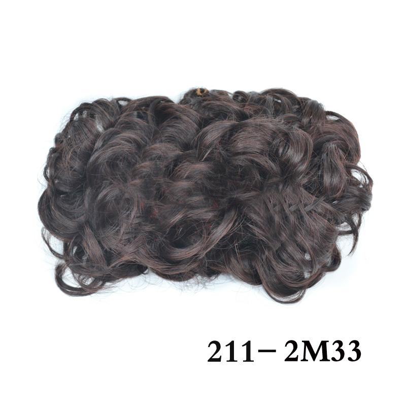 Chignon Updo Elastic Drawstring Hair Bun Pad In Black Brown Colors Straight Curly Hairpieces for Women Ladies