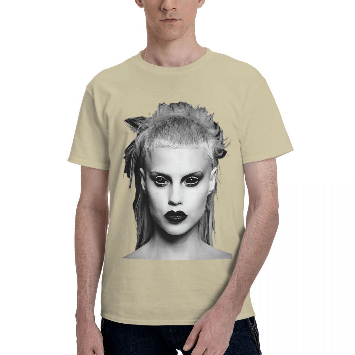 BenberFashion Die Antwoord Yolandi Visser Gezicht 100% Katoen Casual Ademend Comfortabel Manga Grappig T-shirt Voor Mannen T-shirts Mannen S