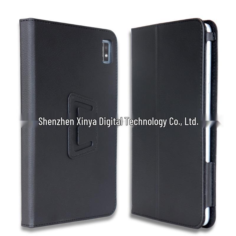 

Защитный кожаный чехол для Blackview Tab6 8 с подставкой для руки и подставкой, узор личи , складная конструкция для TAB5. Tab 5 чёрный