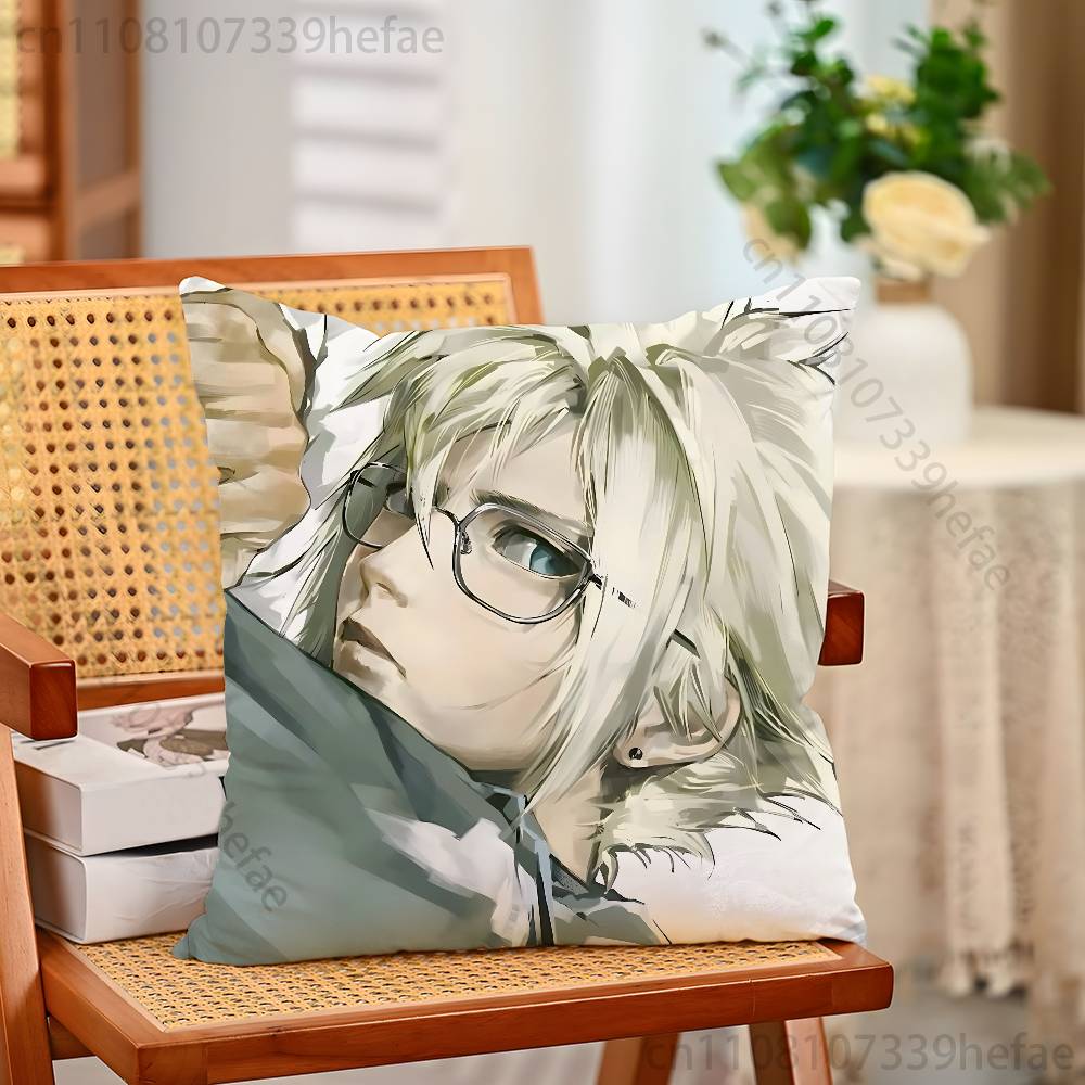 FFinal FFantasy Cloud Strife FFF7 Pillow Case Plush Pillow Cases Home Decoration Pillow Cover for Sofa Bed Chair Living Room