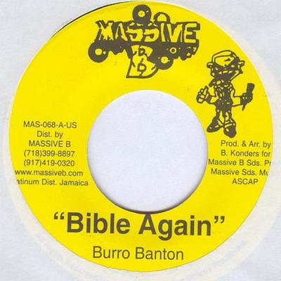 7-Zoll Schallplatte BURRO BANTON - Bible Again MAS068 Massive B 1998 US Reggae, Ska & Dub Gebraucht