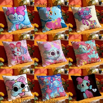 Poppy D-Dandys W-World Pillow Case Print Polyester Fiber 40X40 Cm Home Sofa Throw Cushion Cover Decoration