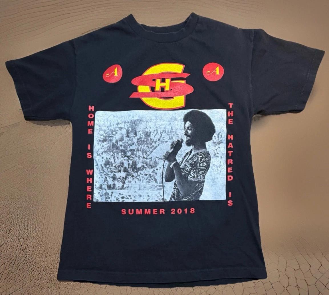 Awake NY Gil Scott Heron Summer 2018 Tour Concert T-shirt Medium Music New York 4XL