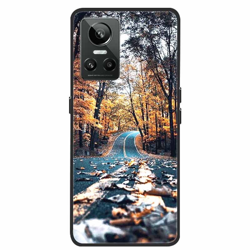 Mobilskal För Realme GT Neo3 Fodral Svart Silikon Mjuk Baksida För Realme GT Neo 3 Mobilskal Fodral RealmeGT G T Neo 3 Coque