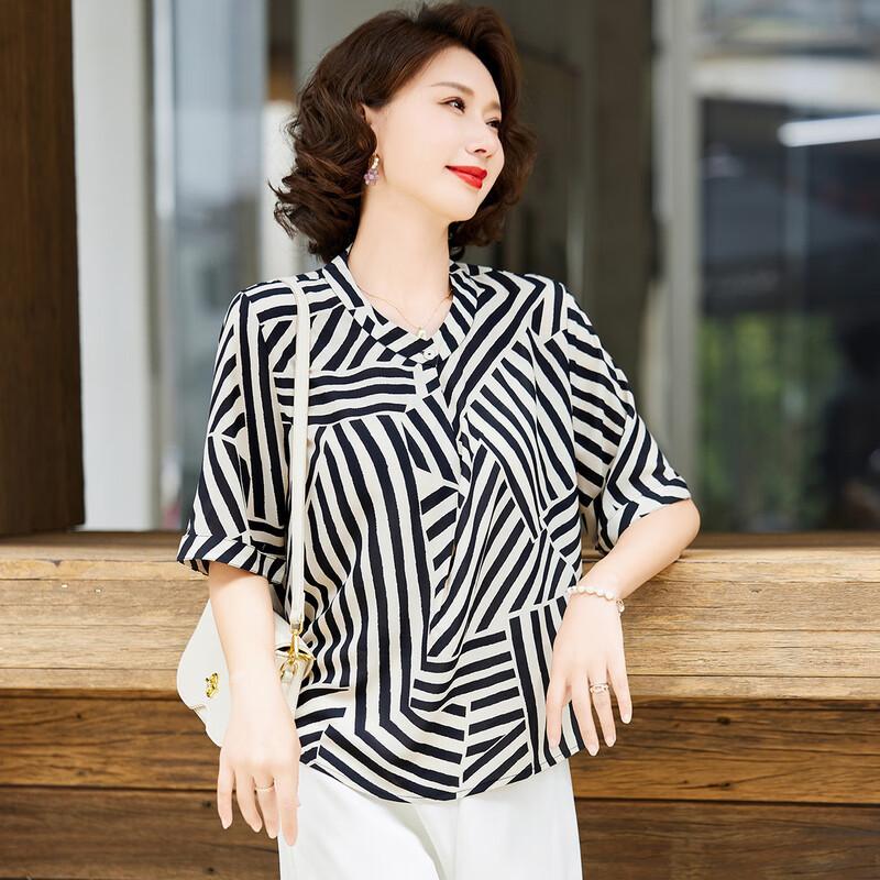 Jianhu Women s Summer Short Sleeve Round Neck T-Shirt L