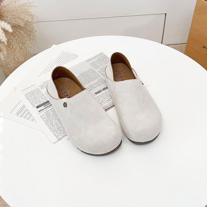 

Женские туфли Birkenmu 2025 новинка туфли-бини из пробки в ретро-стиле на мягкой подошве с одним ремешком женские туфли-лодочки для вечернего ветра 40