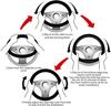 Zateem STWE006 Steering Wheel Cover, For Cars, Light Vehicles, Stretchable, Steering Wheel Cover, Cute,