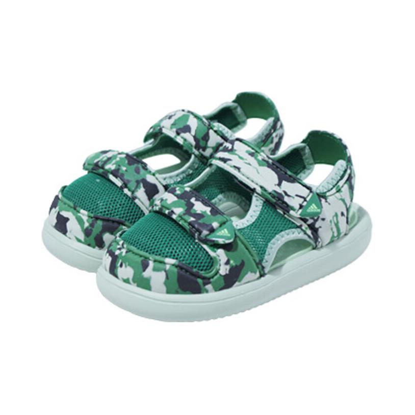 Adidas Breathable Comfortable Non-Slip Durable Kids Sandals Kids Sandals Green ID5840