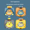 Press-and-Go Pull-Back Cartoon Car with Funny Hat - Inertial Drive Toy for Kids