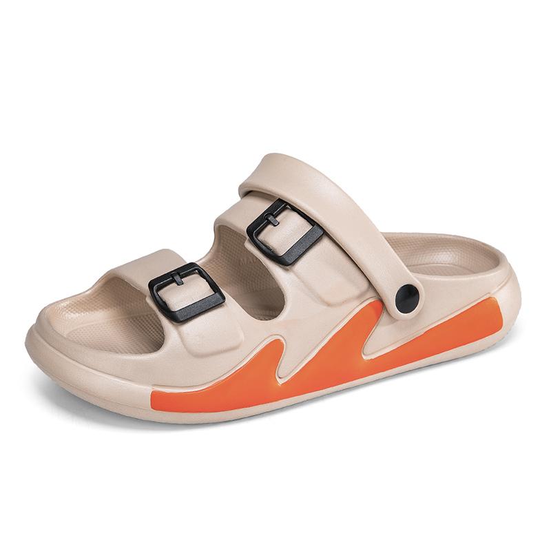 Fashion Mixed Colors Casual Mans Slippers Summer Men's EVA Waterproof Shoe Outdoor Sandal for Men Comfortable Sandals Trendy All-match