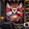 Wall Hanging Tapestry Poland Football Print Cloth for Living Room Bedroom Home Decor