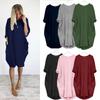 Elegant Women Stretch Loose Baggy Jumper Tops With Pockets For Perfect Party Look