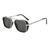 Classic Steampunk Sunglasses Women Men Ins Trending Metal Frame Gradient Lens Square Sun Glasses Male  UV400