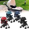 Solid Four Color Wheeled Baby Stroller Lightweight Foldable Convertible Seat