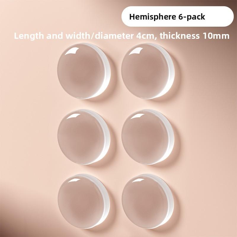 

6 Pcs Door Handle Protective Pads hemisphere 6pieces