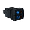 12V Led Dual Push Button Switch Front Rear Fog Lights Power Charger For Toyota Prado Hiace LandCruiser RAV4 Camry Corolla