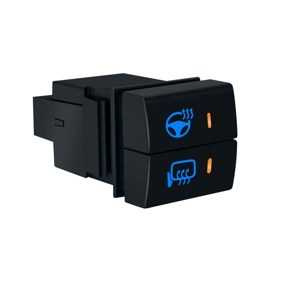 12V Led Dual Push Button Switch Front Rear Fog Lights Power Charger For Toyota Prado Hiace LandCruiser RAV4 Camry Corolla