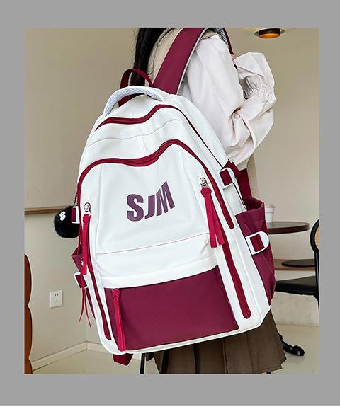 Schoolbag Schoolbag Ins Versatile Niche College Students High School Students High Value Junior High School Students Large Capacity Backpack Shoulder