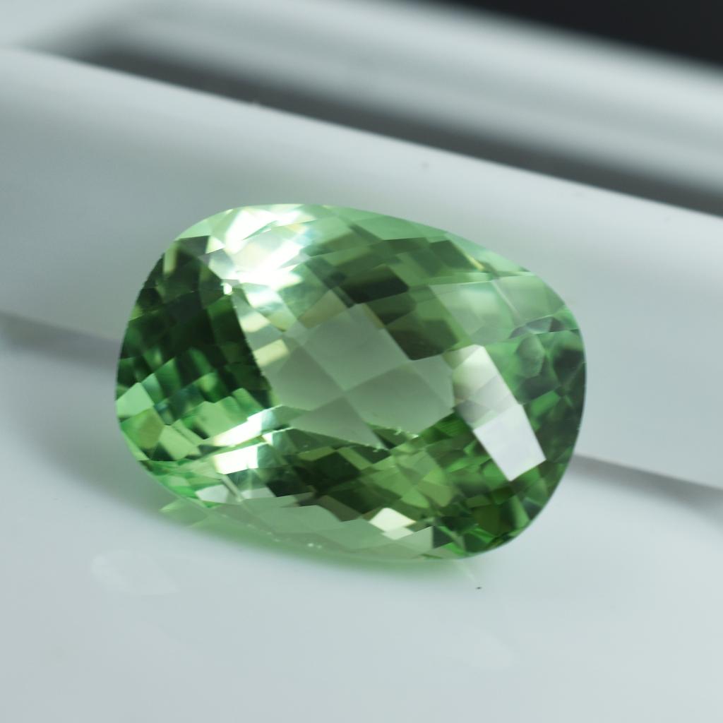 Stunning Natural Bluish Green Sapphire 13.75 Ct Cushion Certified Gemstone