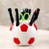 Soccer Ball Design Pen Holder Creative Desk for Office Use Stationery Storage Decorative Ideal Gift for Functional Organizer
