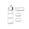 4Pcs Car Window Lifter Button Panel Sticker for Honda HRV HR-V Vezel 2014 - 2020 Decoration Cover Trim Interior Accessories